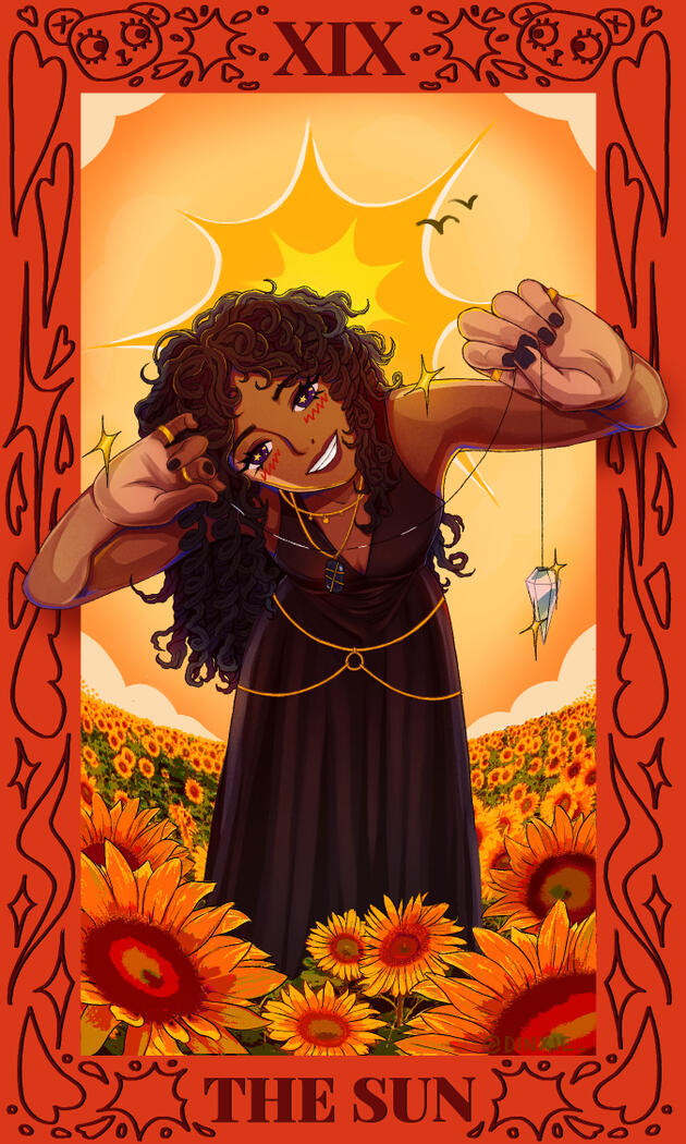 "The Sun" (2024) - a secret santa gift for a friend.