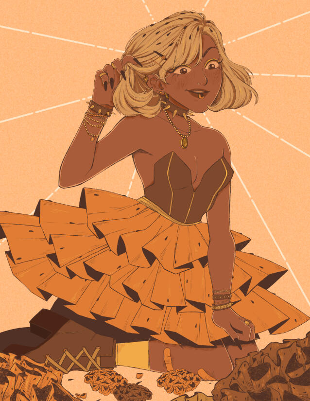 Kanom Duk Boa (2020) - Lao cookie gijinka design