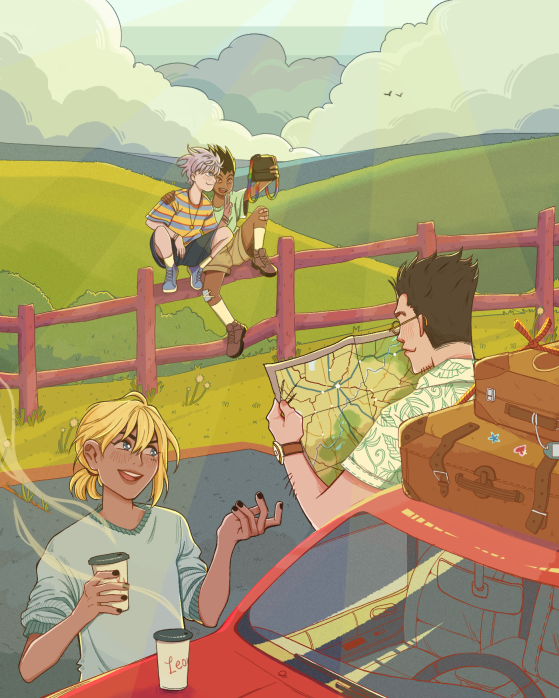 My contribution (2020) for Hunter x Hunter Little Detours zine project