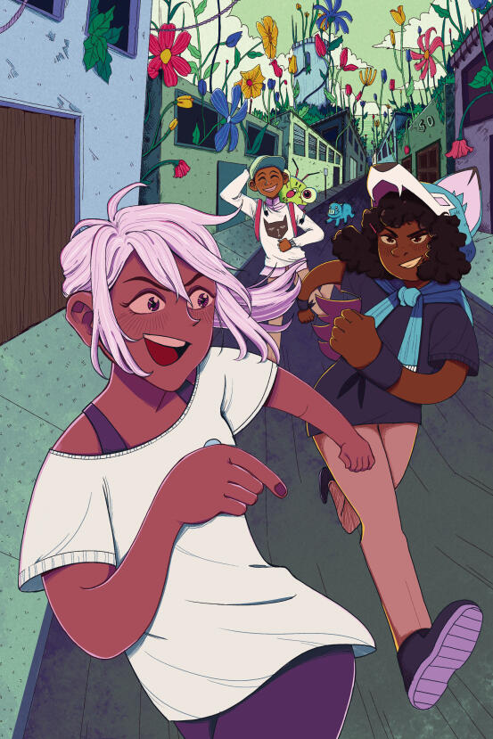 My contribution (2021) for the Kipo: Heroes of Fire zine project