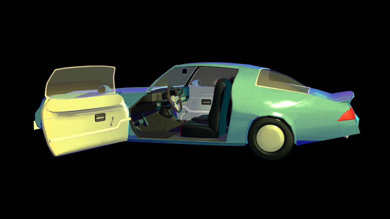 Showing off some of the interior modeling from Billy's Camaro, primarily used in chapter 6. You spend the chapter driving within this asset I made!