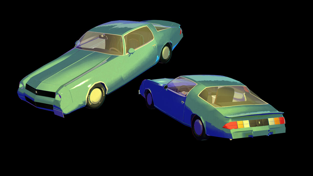 Billy&#39;s Camaro, primarily used in chapter 6! You spend the chapter driving within this asset I made!