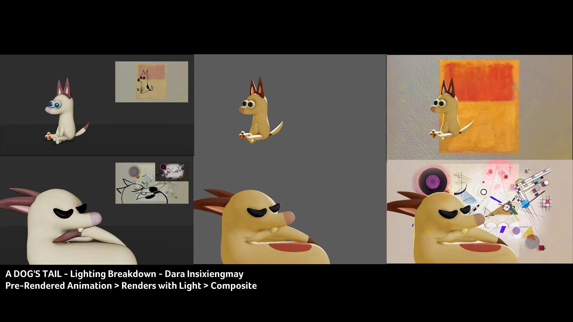 A Dog's Tail's Lighting Breakdown on Shot 1