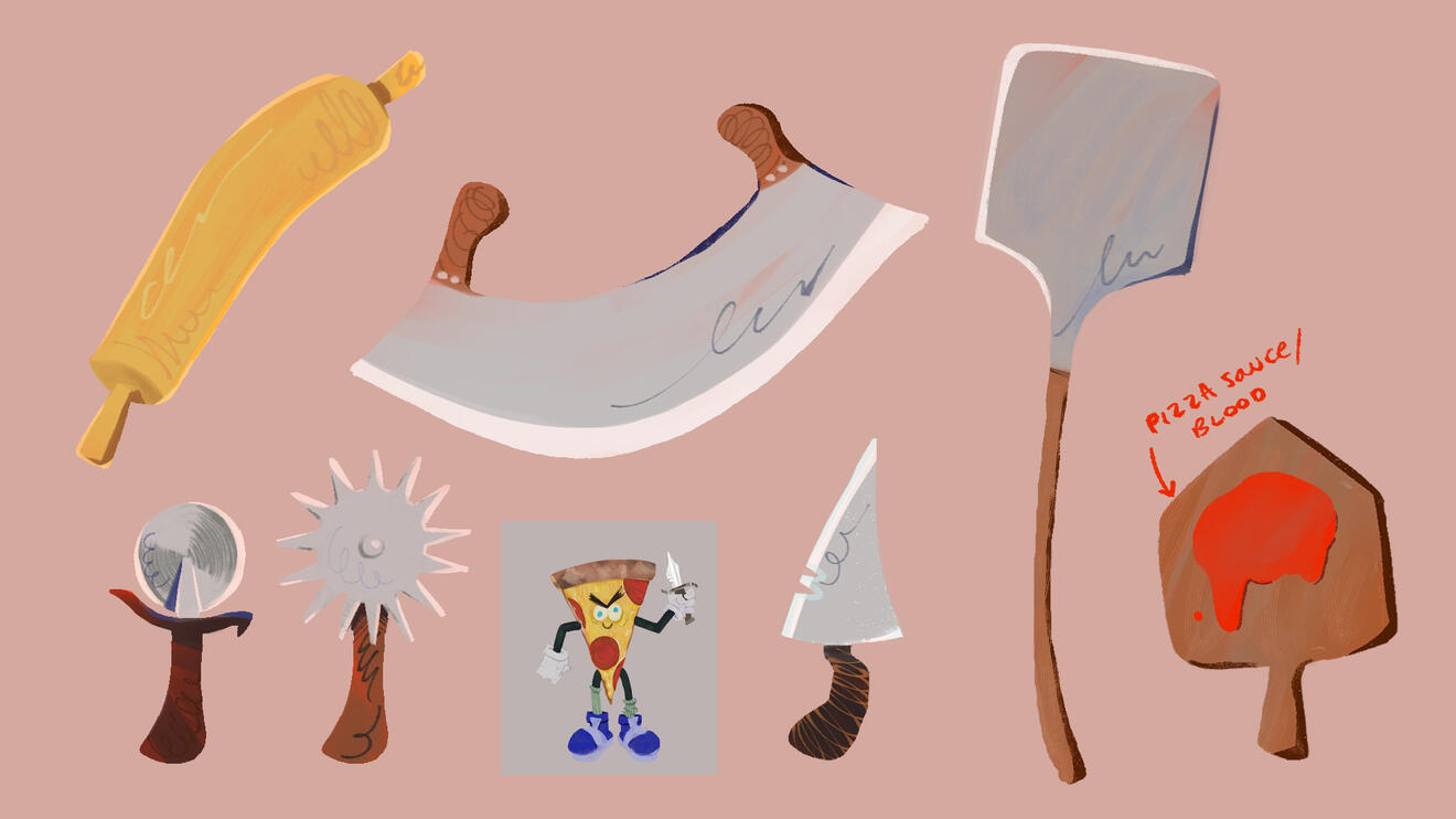 Sbizza Weapons Concept Art