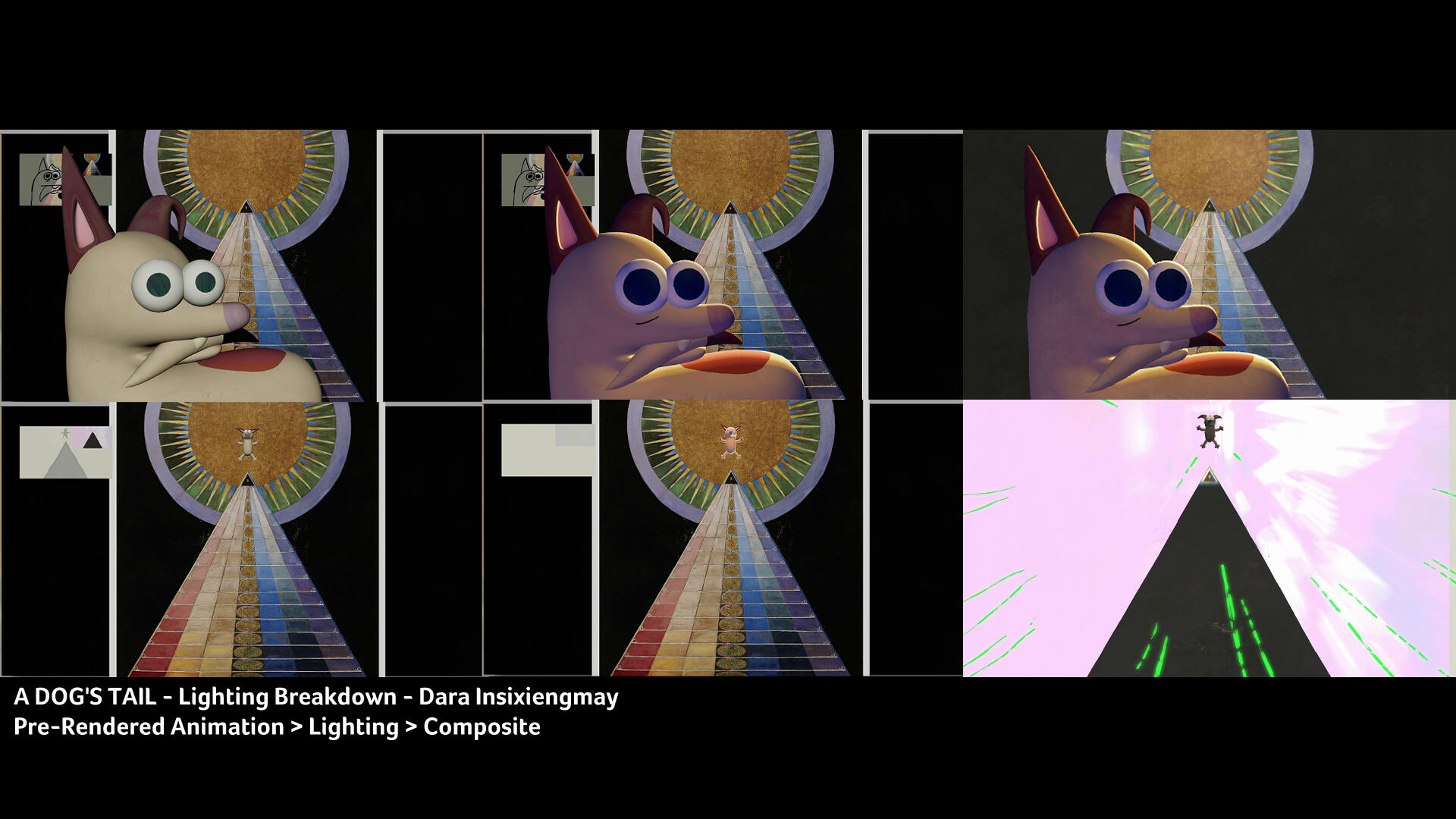 A Dog's Tail's Lighting Breakdown on Shot 2